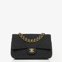 Chanel Black Quilted Double Flap Bag