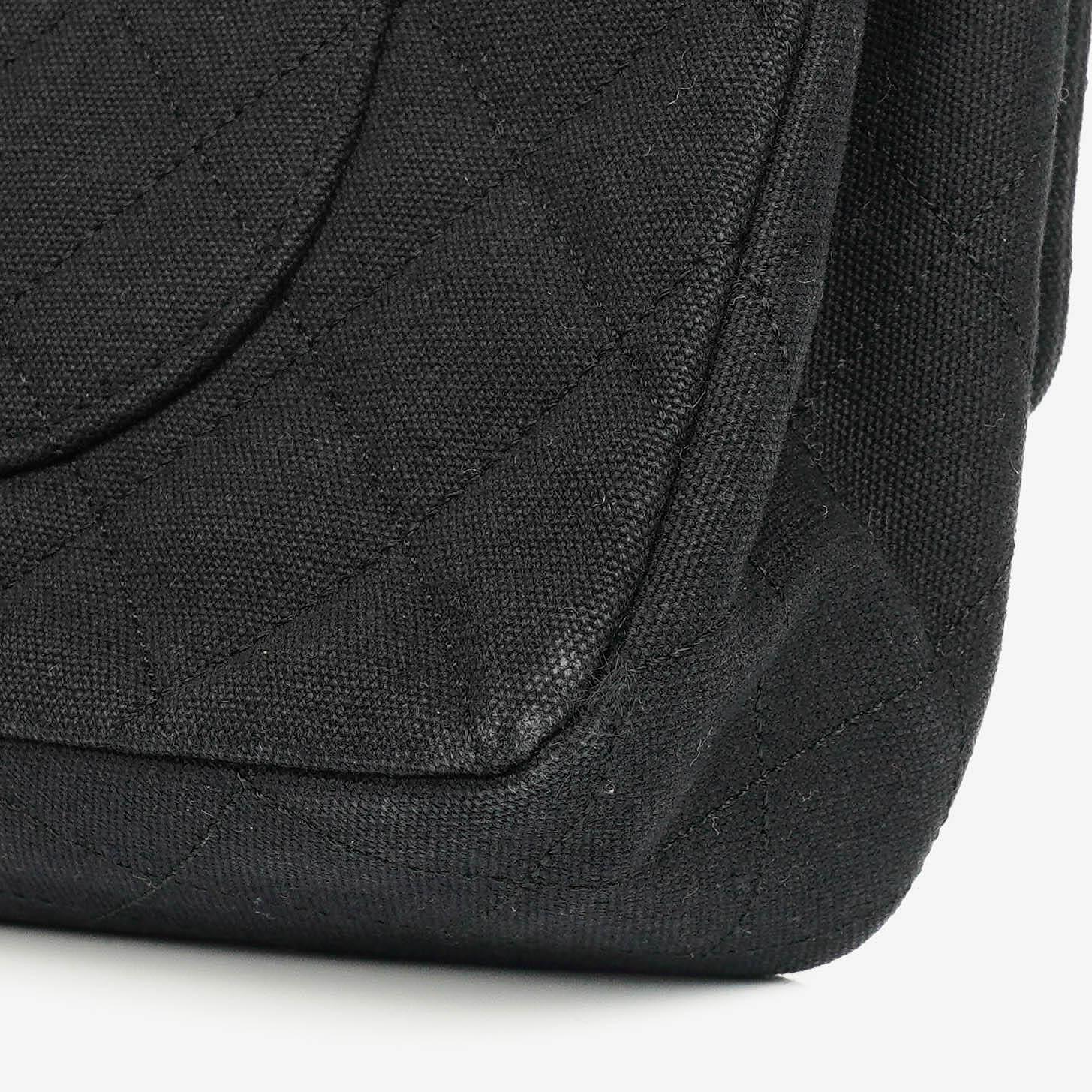 Chanel Black Quilted Double Flap Bag