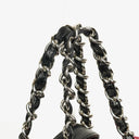 Chanel Black Quilted Glazed Calfskin Leather and Tweed Portobello Tote Bag