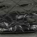 Chanel Black Quilted Glazed Calfskin Leather and Tweed Portobello Tote Bag