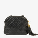 Chanel Black Quilted Lambskin Crossbody Bag
