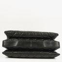 Chanel Black Quilted Lambskin Maxi 3 Accordion Flap Bag