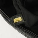 Chanel Black Quilted Lambskin Maxi 3 Accordion Flap Bag