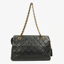 Chanel Black Quilted Lambskin Shoulder Bag