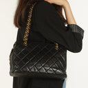 Chanel Black Quilted Lambskin Shoulder Bag