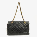 Chanel Black Quilted Lambskin Shoulder Bag