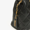 Chanel Black Quilted Lambskin Shoulder Bag