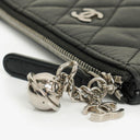 Chanel Black Quilted Lambskin Small Cosmo Cosmetic Case