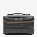 Chanel Black Quilted Lambskin Timeless Cosmetic Case