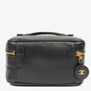 Chanel Black Quilted Lambskin Timeless Cosmetic Case