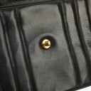 Chanel Kelly Black Vertical Quilted Lambskin Flap Bag With 24K Gold-Plated Hardware