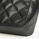 Chanel Black Quilted Leather Square Single Flap Bag