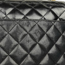 Chanel Black Quilted Leather Square Single Flap Bag
