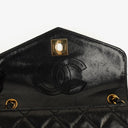 Chanel Black Quilted Leather Square Single Flap Bag