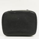 Chanel Black Quilted Leather Vanity Case