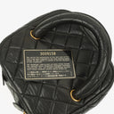 Chanel Black Quilted Leather Vanity Case