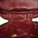 Chanel Black Quilted Leather Vanity Case