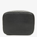 Chanel Black Quilted Leather Vanity Case