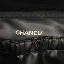 Chanel Black Quilted Leather Vanity Case