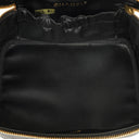 Chanel Black Quilted Leather Vanity Case