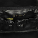 Chanel Black Quilted Leather Vanity Case