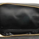 Chanel Black Quilted Leather Vanity Case