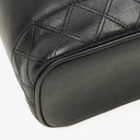 Chanel Black Quilted Leather Vanity Case