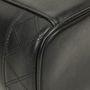 Chanel Black Quilted Leather Vanity Case