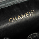 Chanel Black Quilted Leather Vanity Case