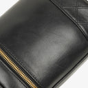 Chanel Black Quilted Leather Vanity Case