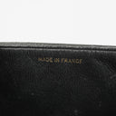 Chanel Black Quilted Patent Leather CC Flap Double Chain Bag