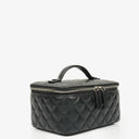 Chanel Black Quilted Vanity Case