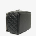 Chanel Black Quilted Vanity Case