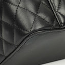 Chanel Black Quilted Vanity Case