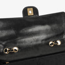 Chanel Black Travel Line Chocolate Bar Single Flap Bag