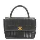 Chanel Black Vertical Quilted Lambskin Kelly Flap Bag