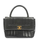 Chanel Black Vertical Quilted Lambskin Kelly Flap Bag