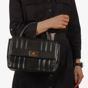 Chanel Black Vertical Quilted Lambskin Kelly Flap Bag