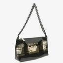 Chanel Black Vinyl Maison Window Print Shoulder Bag, 2003-2004