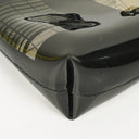 Chanel Black Vinyl Maison Window Print Shoulder Bag, 2003-2004