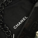 Chanel Black Vinyl Maison Window Print Shoulder Bag, 2003-2004
