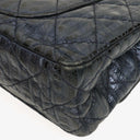 Chanel Blue Metallic Striped 2.55 Reissue Quilted Calfskin Leather 227 Jumbo Flap Bag