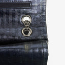 Chanel Blue Metallic Striped 2.55 Reissue Quilted Calfskin Leather 227 Jumbo Flap Bag