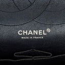 Chanel Blue Metallic Striped 2.55 Reissue Quilted Calfskin Leather 227 Jumbo Flap Bag