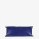 Chanel Blue Quilted Patent Leather Long Flap Bag