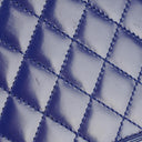 Chanel Blue Quilted Patent Leather Long Flap Bag