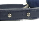 Chanel Kleine Boy Flap Tasche Blauer Samt Ruthenium Hardware