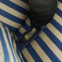 Chanel Blue Small Chevron Leather Envelope Flap Bag