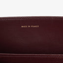Chanel Bordeaux Mini Classic Quilted Lambskin Full Flap Wallet On Chain WOC With 24K Gold-Plated Hardware
