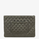 Chanel Boy Cosmetic Case Large Metallic Caviar Quilted